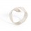 twist silver ring