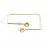 citrine square bracelet